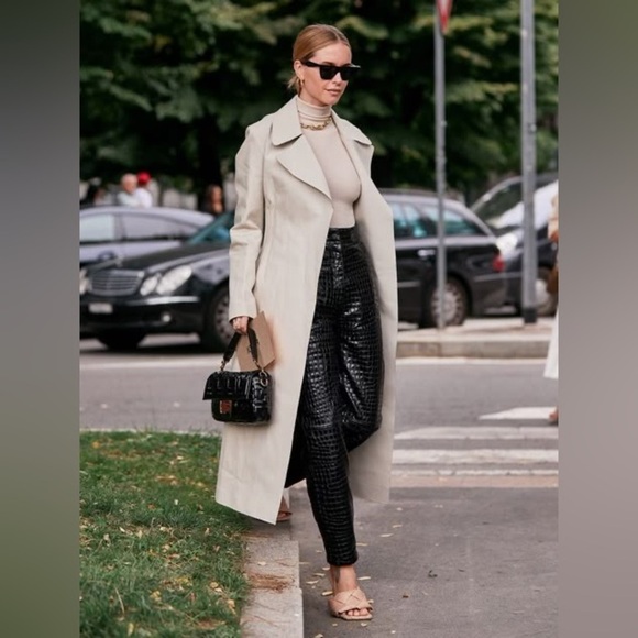 Womens Basket Weave Open Square Toe Block Heel Sandals Slides Pumps Size 5 NWT - Picture 7 of 8